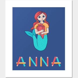 Enlaporation Mermaid Anna Posters and Art